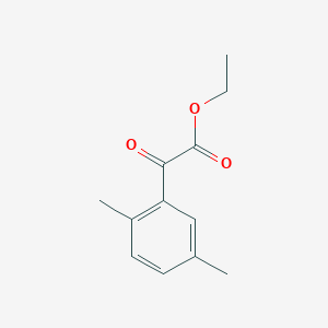 molecular formula C12H14O3 B1317212 2,5-二甲基苯甲酰甲酸乙酯 CAS No. 80120-31-6