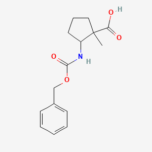 2-([(Benzyloxy)carbonyl]amino)-1-methylcyclopentane-1-carboxylicacid