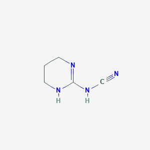 molecular formula C5H8N4 B1317217 N-(四氢嘧啶-2(1H)-亚甲基)氰胺 CAS No. 36982-81-7