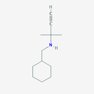 (Cyclohexylmethyl)(2-methylbut-3-YN-2-YL)amine