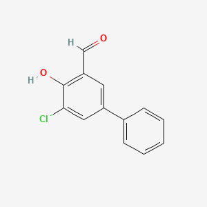 3-Chloro-2-hydroxy-5-phenylbenzaldehyde