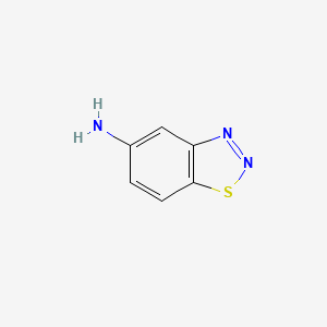 molecular formula C6H5N3S B1317220 苯并[d][1,2,3]噻二唑-5-胺 CAS No. 1753-29-3