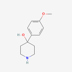 molecular formula C12H17NO2 B1317225 4-(4-Methoxyphenyl)piperidin-4-ol CAS No. 50329-87-8