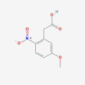 molecular formula C9H9NO5 B1317227 2-(5-Methoxy-2-nitrophenyl)acetic acid CAS No. 20876-29-3