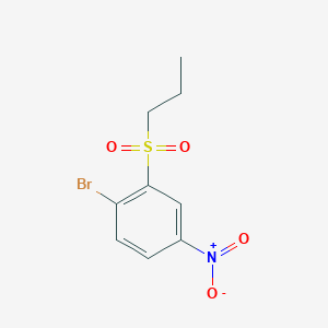 1-Bromo-4-nitro-2-(propane-1-sulfonyl)benzene