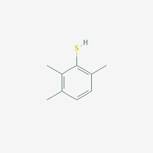 molecular formula C9H12S B13172307 2,3,6-Trimethylbenzene-1-thiol 