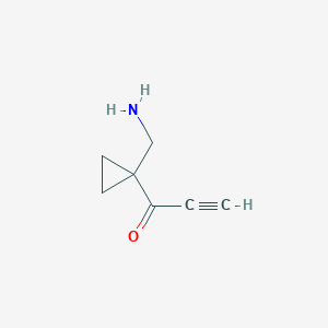 1-[1-(Aminomethyl)cyclopropyl]prop-2-yn-1-one