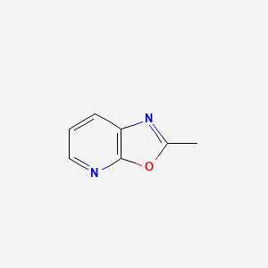 molecular formula C7H6N2O B1317234 2-Methyloxazolo[5,4-b]pyridine CAS No. 91813-42-2