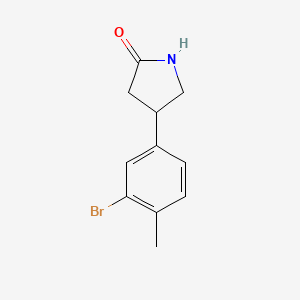 4-(3-Bromo-4-methylphenyl)pyrrolidin-2-one