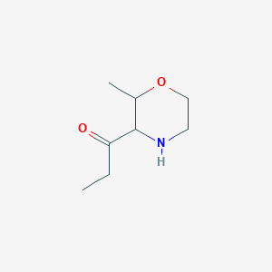 1-(2-Methylmorpholin-3-yl)propan-1-one