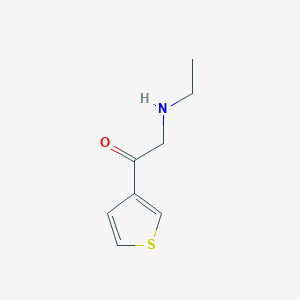 2-(Ethylamino)-1-(thiophen-3-yl)ethan-1-one