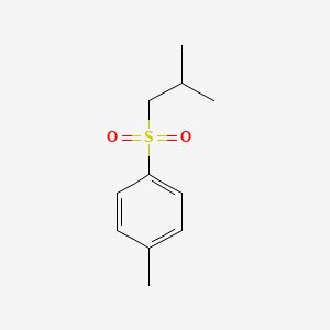 molecular formula C11H16O2S B1317239 Benzene, 1-methyl-4-[(2-methylpropyl)sulfonyl]- CAS No. 91358-89-3
