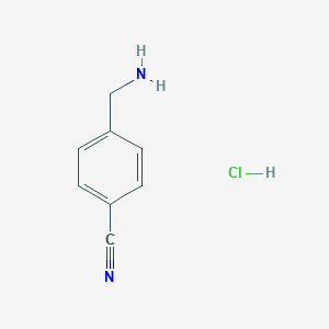 molecular formula C8H9ClN2 B131724 4-(Aminomethyl)benzonitrile hydrochloride CAS No. 15996-76-6