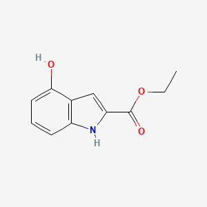 molecular formula C11H11NO3 B1317241 Ethyl 4-hydroxy-1H-indole-2-carboxylate CAS No. 27737-56-0
