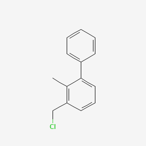 molecular formula C14H13Cl B1317249 3-(氯甲基)-2-甲基-1,1'-联苯 CAS No. 84541-46-8