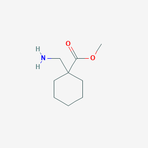 molecular formula C9H17NO2 B1317252 Methyl 1-(aminomethyl)cyclohexanecarboxylate CAS No. 99092-04-3