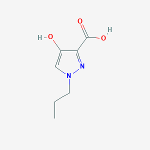 4-Hydroxy-1-propyl-1H-pyrazole-3-carboxylic acid