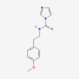 molecular formula C13H15N3O2 B13172542 N-[2-(4-methoxyphenyl)ethyl]-1H-imidazole-1-carboxamide 