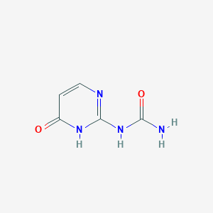 molecular formula C5H6N4O2 B13172554 N-(6-Oxo-1,6-dihydropyrimidin-2-yl)urea CAS No. 918626-54-7