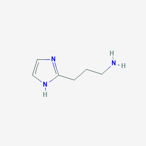 molecular formula C6H11N3 B1317256 3-(1H-Imidazol-2-YL)propan-1-amine CAS No. 41306-56-3