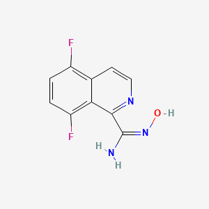 (E)-5,8-Difluoro-N'-hydroxyisoquinoline-1-carboximidamide