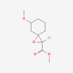 Methyl 2-chloro-5-methoxy-1-oxaspiro[2.5]octane-2-carboxylate