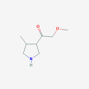 2-Methoxy-1-(4-methylpyrrolidin-3-yl)ethan-1-one