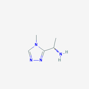 (1S)-1-(4-Methyl-4H-1,2,4-triazol-3-yl)ethan-1-amine