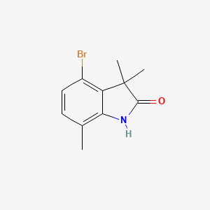 4-bromo-3,3,7-trimethyl-2,3-dihydro-1H-indol-2-one