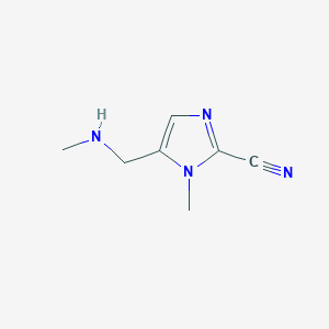 1-Methyl-5-[(methylamino)methyl]-1H-imidazole-2-carbonitrile