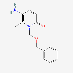 5-Amino-1-[(benzyloxy)methyl]-6-methyl-1,2-dihydropyridin-2-one