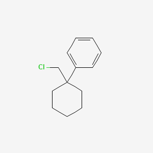 molecular formula C13H17Cl B13172778 [1-(Chloromethyl)cyclohexyl]benzene 