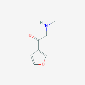 1-(Furan-3-yl)-2-(methylamino)ethan-1-one