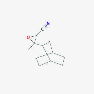 3-{Bicyclo[2.2.2]octan-2-yl}-3-methyloxirane-2-carbonitrile