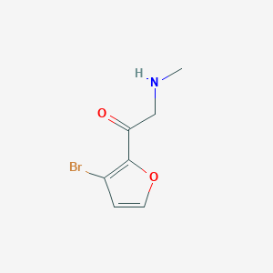 1-(3-Bromofuran-2-yl)-2-(methylamino)ethan-1-one