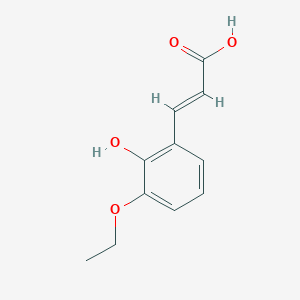 (2E)-3-(3-ethoxy-2-hydroxyphenyl)acrylic acid