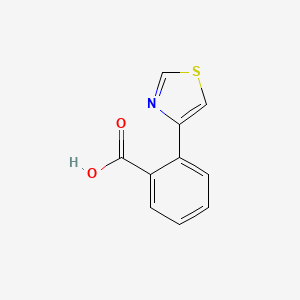 molecular formula C10H7NO2S B13172891 2-(1,3-Thiazol-4-yl)benzoic acid 