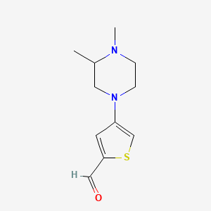 4-(3,4-Dimethylpiperazin-1-YL)thiophene-2-carbaldehyde