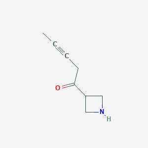 1-(Azetidin-3-yl)pent-3-yn-1-one