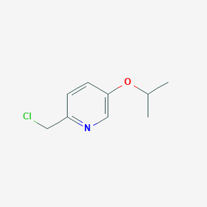 2-(Chloromethyl)-5-(propan-2-yloxy)pyridine