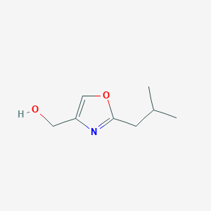 [2-(2-Methylpropyl)-1,3-oxazol-4-yl]methanol