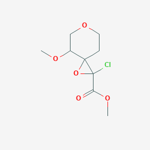 Methyl 2-chloro-4-methoxy-1,6-dioxaspiro[2.5]octane-2-carboxylate