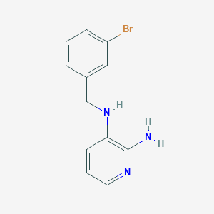 B1317297 N3-(3-Bromobenzyl)pyridine-2,3-diamine CAS No. 934537-52-7