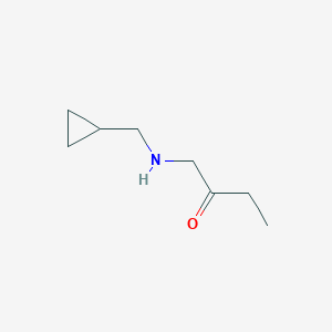 1-[(Cyclopropylmethyl)amino]butan-2-one