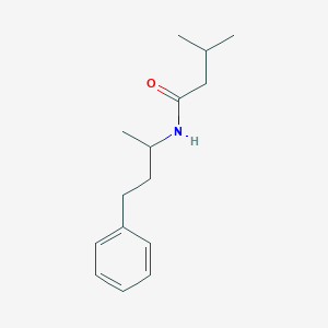 molecular formula C15H23NO B131730 N-(1-Methyl-3-phenylpropyl)isovaleramide CAS No. 143085-87-4