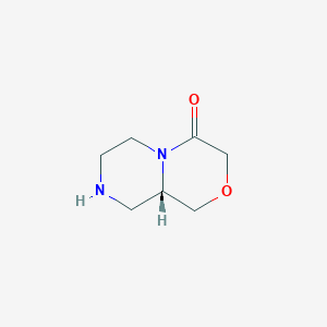 B1317304 (9AS)-Hexahydropyrazino-[2,1-c][1,4]oxazin-4(3H)-one CAS No. 930783-25-8