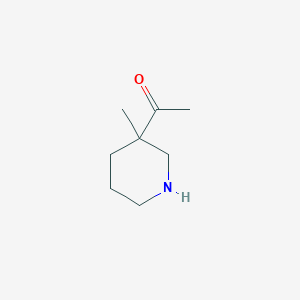 1-(3-Methylpiperidin-3-yl)ethan-1-one