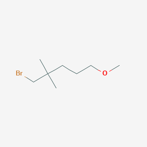 1-Bromo-5-methoxy-2,2-dimethylpentane