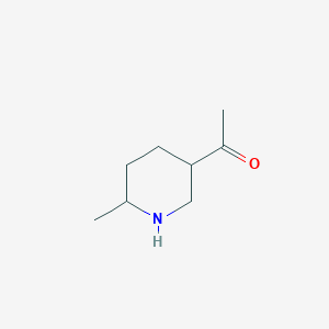 1-(6-Methylpiperidin-3-yl)ethan-1-one