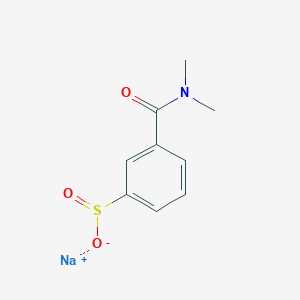 Sodium 3-(dimethylcarbamoyl)benzene-1-sulfinate